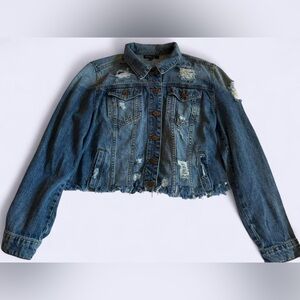 STS Blue Women’s Faded Denim Jacket. Size S.